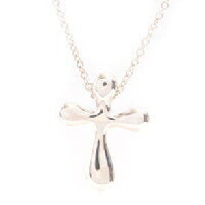 Tiffany Co Elsa Peretti Crossbody Necklace Silver